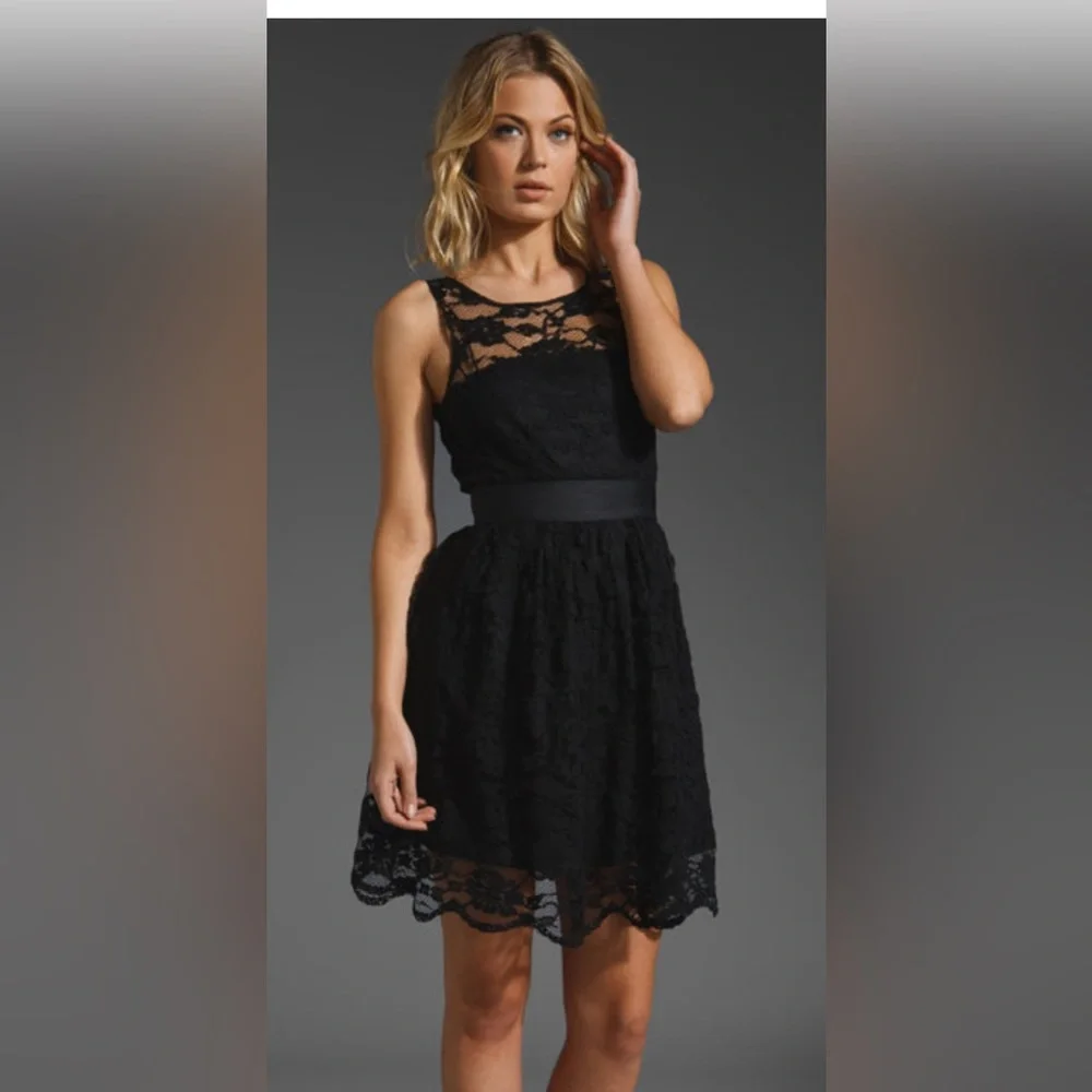 NWT BB Dakota Rylin Lace Dress, Sz 4 - Picture 2 of 16